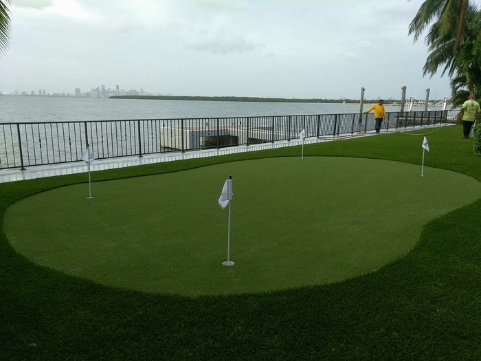 artificial grass putting green