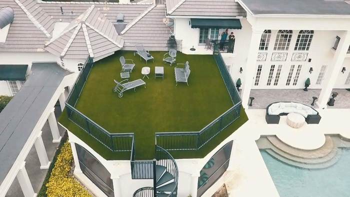 artificial grass for rooftop 