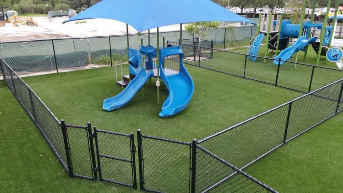 artificial grass for playground