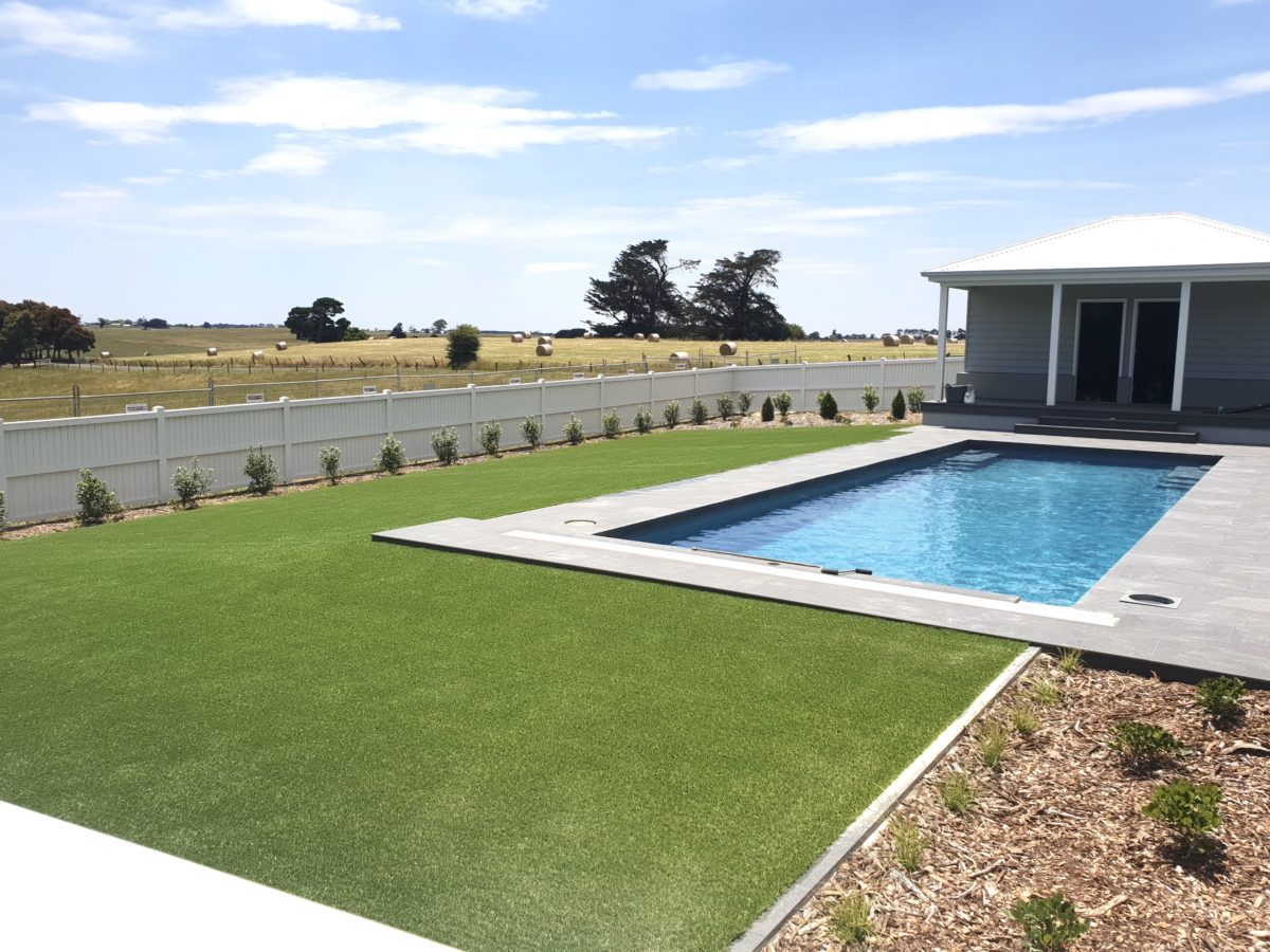 pool area turf installers