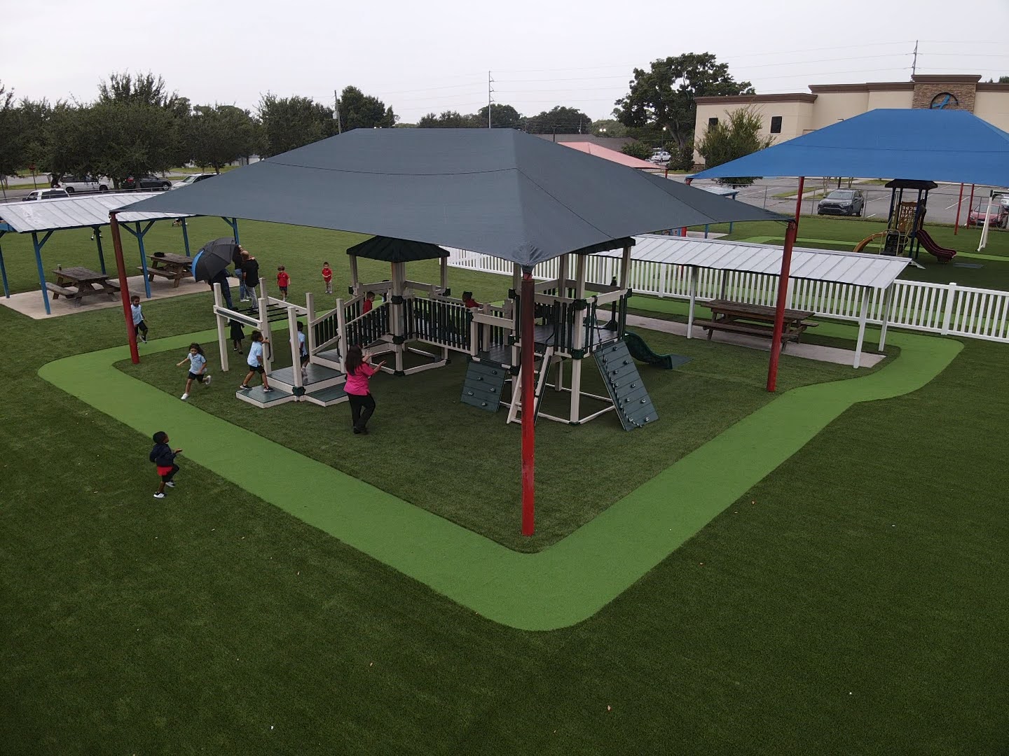 playground artificial grass for school