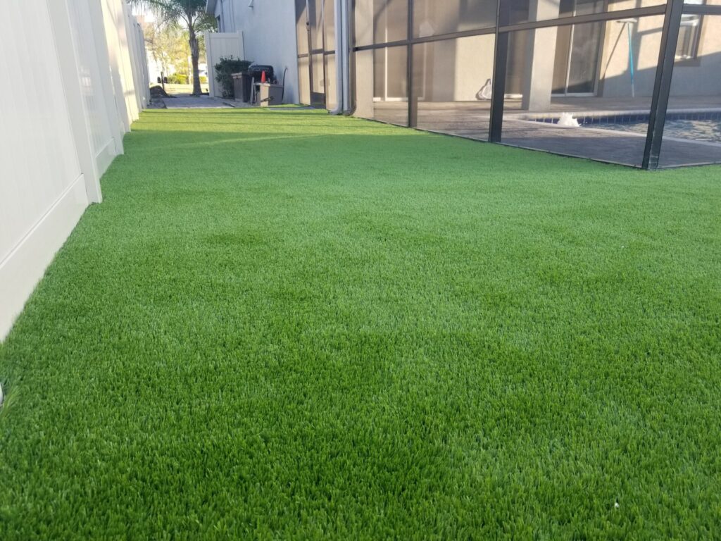 synthetic grass installation in tampa