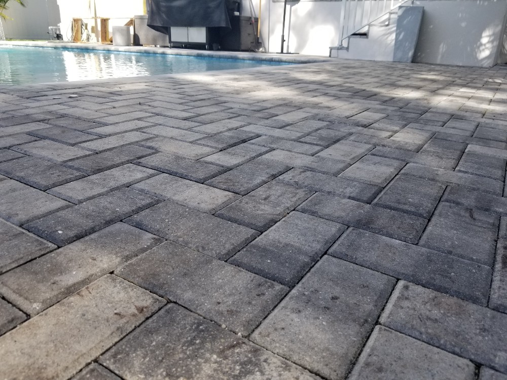 Brick Pavers Pool Installation 1000